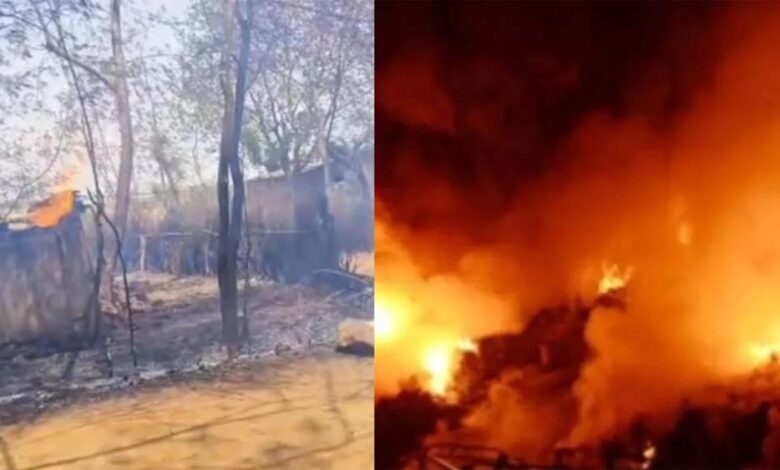 शॉर्ट-सर्किट-से-एक-मकान-में-लगी-आग,-बेटी-की-शादी-के-लिए-खरीदा-था-सामान,-आग-में-सबकुछ-खाक