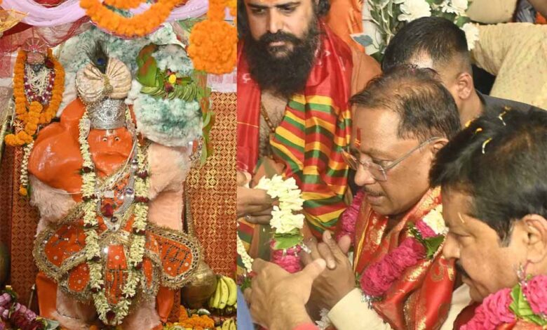 मुख्यमंत्री-विष्णु-देव-साय-ने-हनुमान-जयंती-पर-की-पूजा-अर्चना